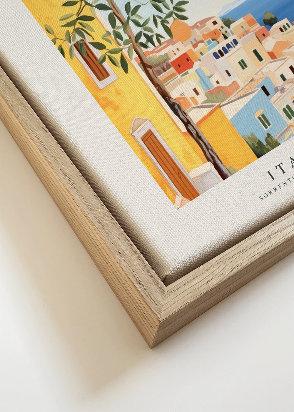 Rejseplakat Capri kystillustration