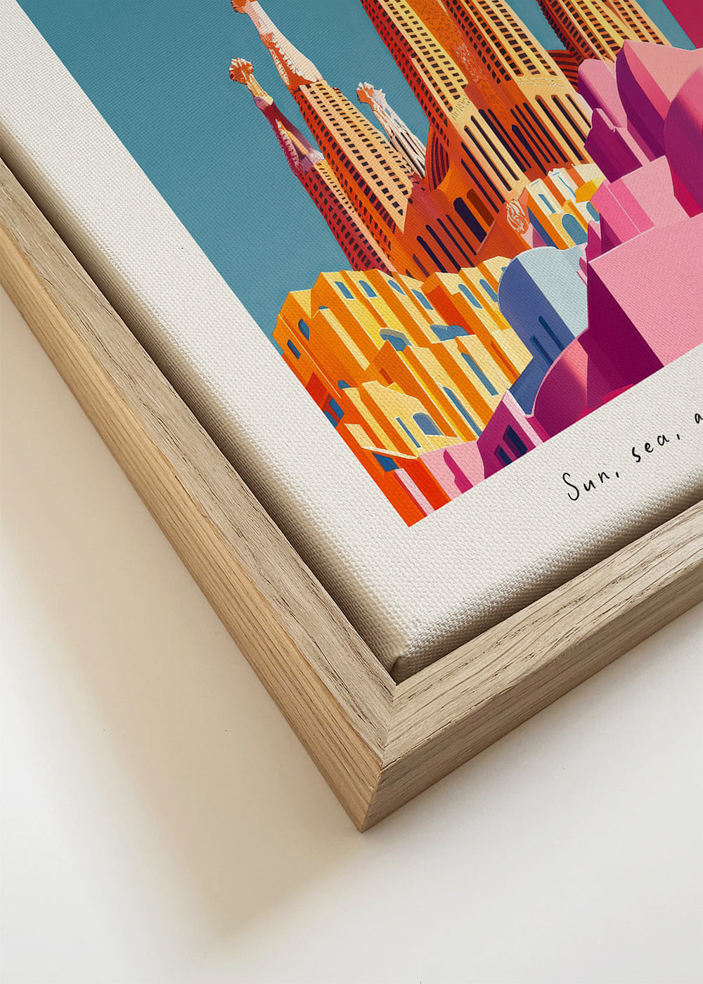 Køkkenkunst Sagrada Familia illustration