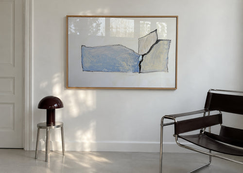 Entre dos mares - Framed poster in an interior