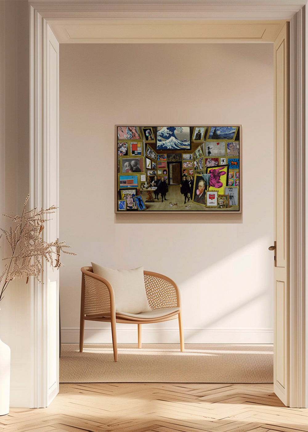 Collage af galleriikoner