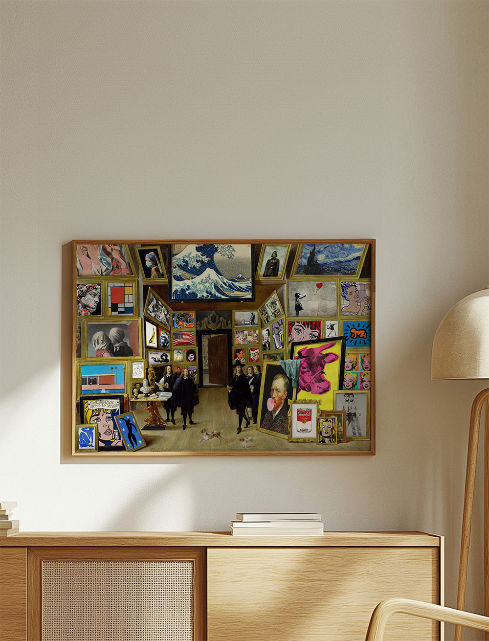 Collage af galleriikoner