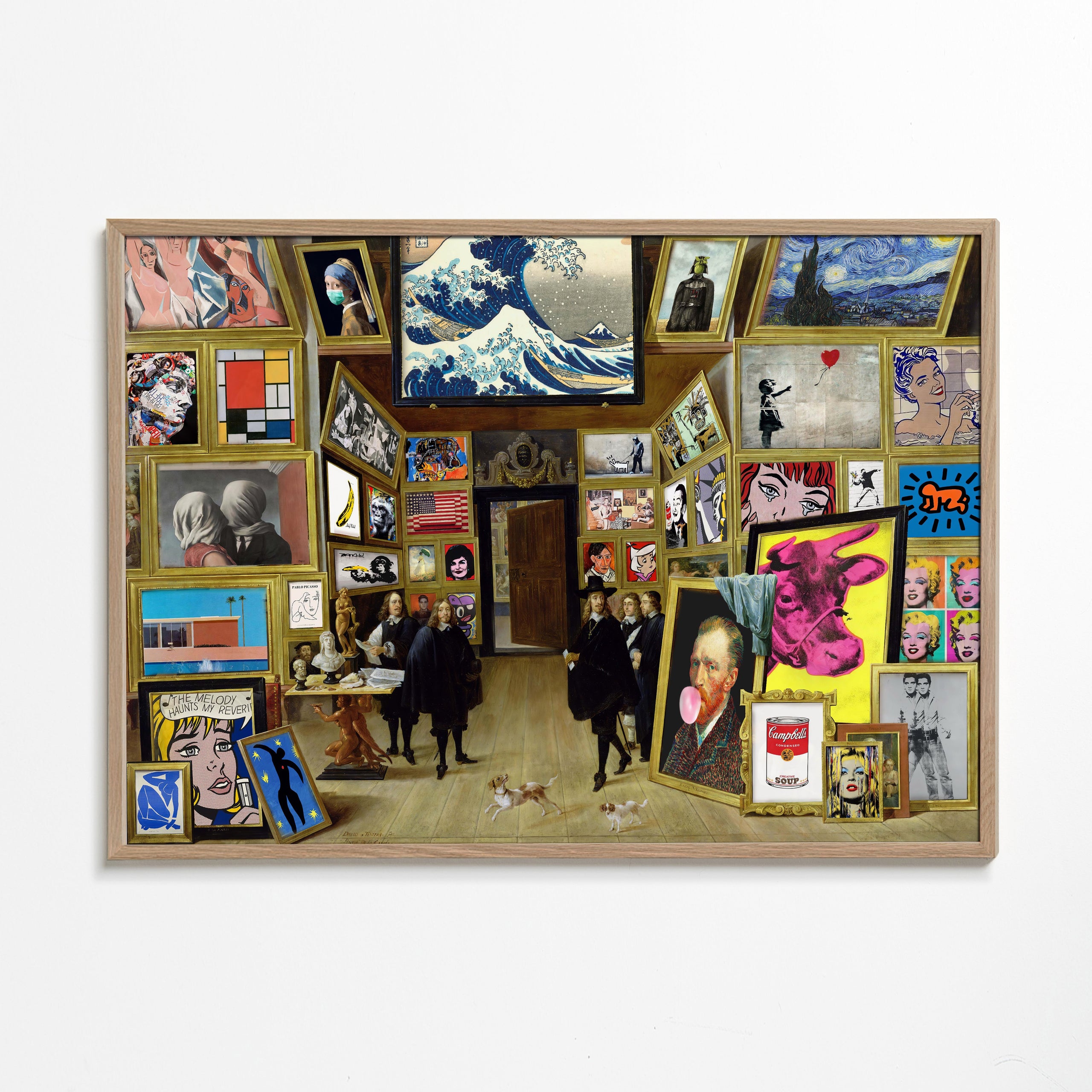 Collage af galleriikoner