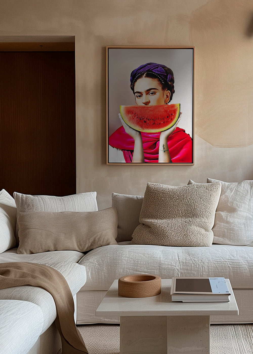Køkkenkunst Frida med vandmelon
