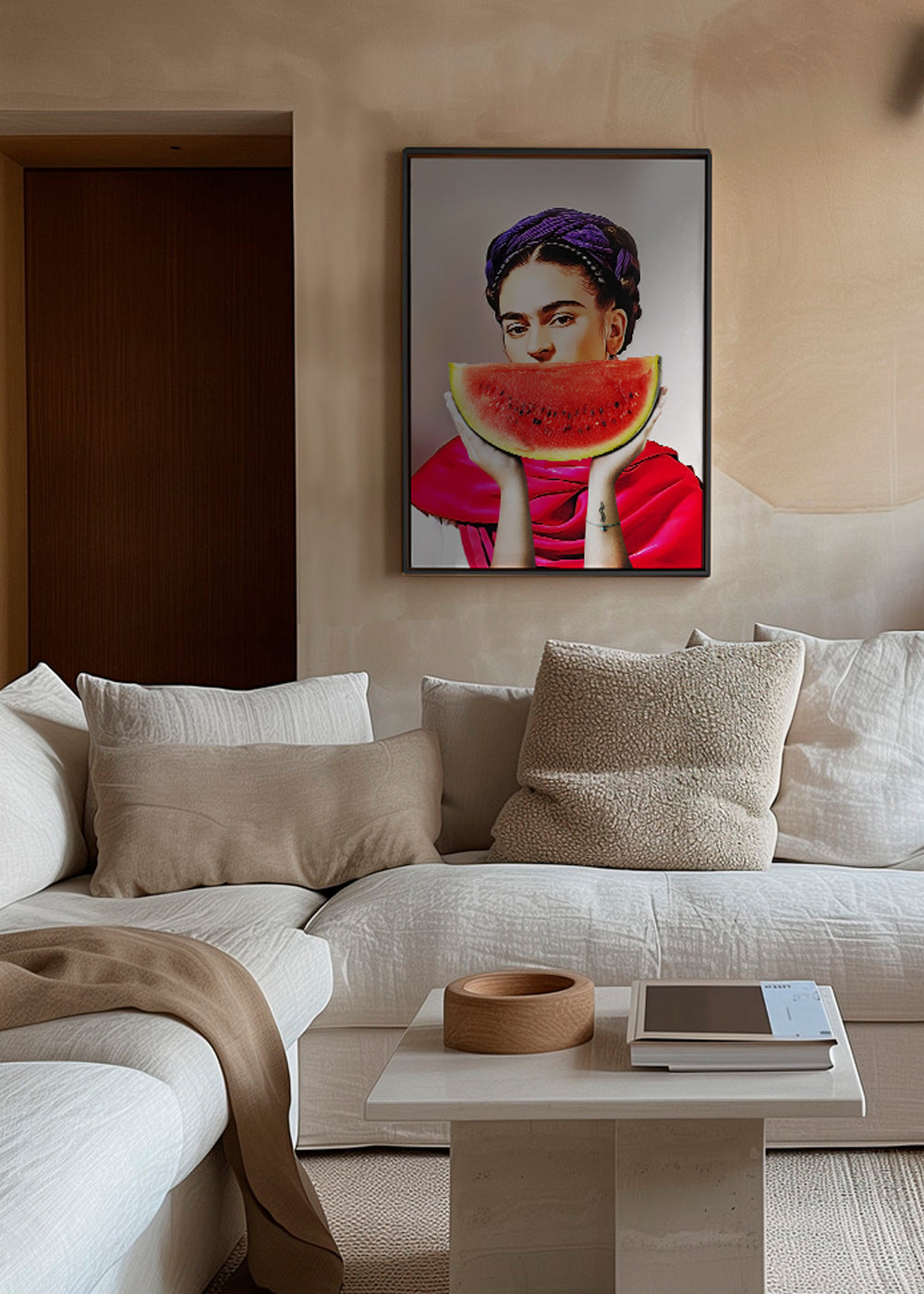 Køkkenkunst Frida med vandmelon