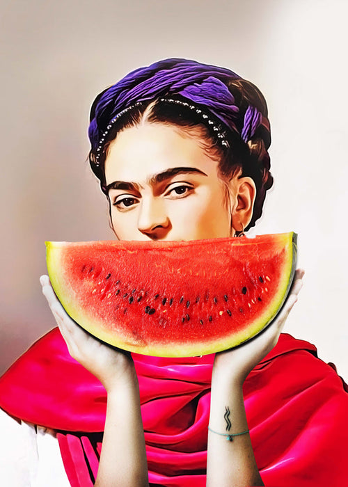 Køkkenkunst Frida med vandmelon
