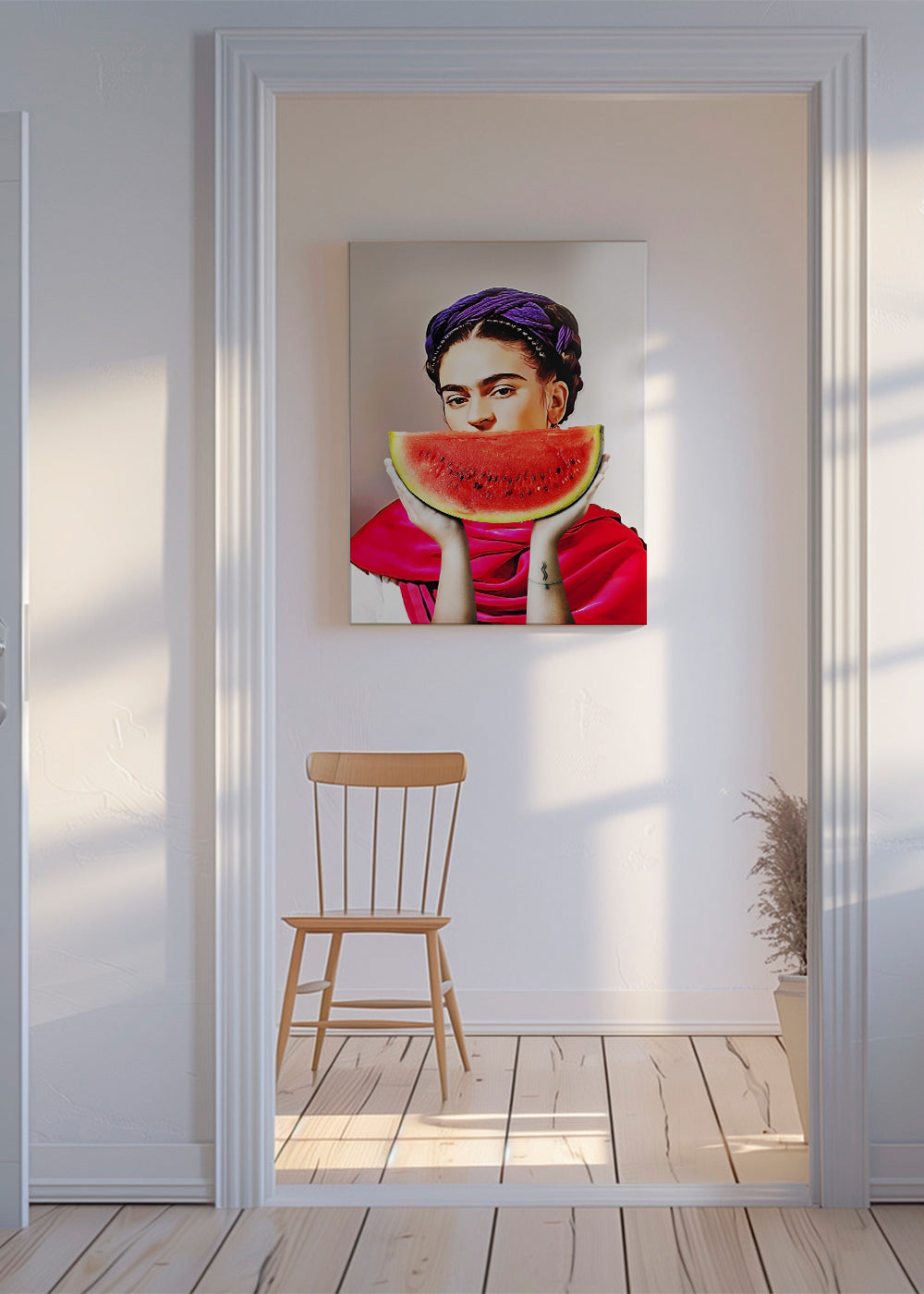 Køkkenkunst Frida med vandmelon