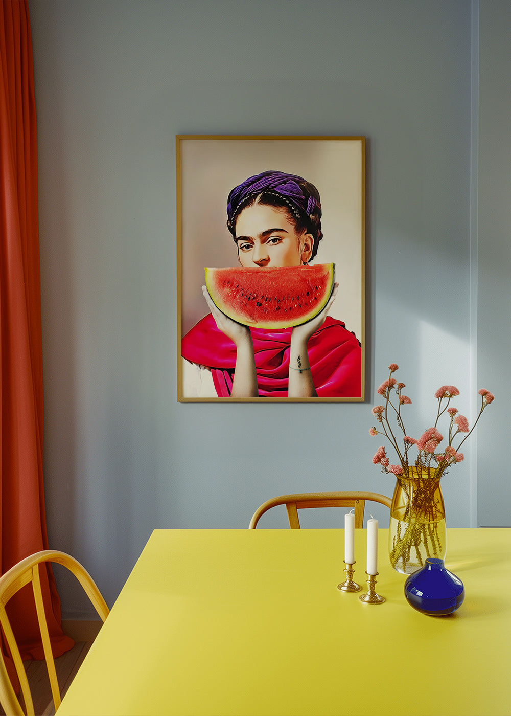 Køkkenkunst Frida med vandmelon