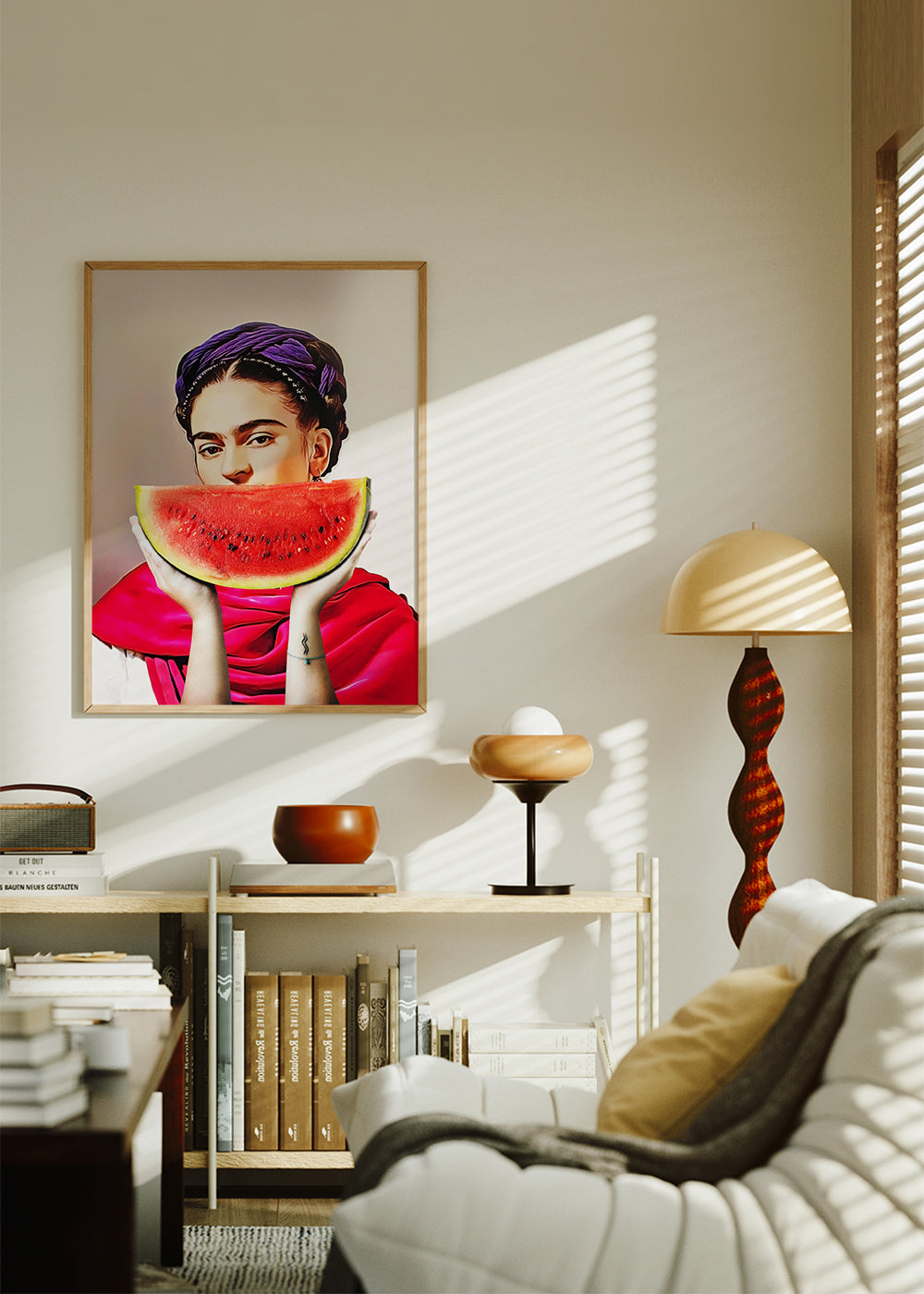 Køkkenkunst Frida med vandmelon