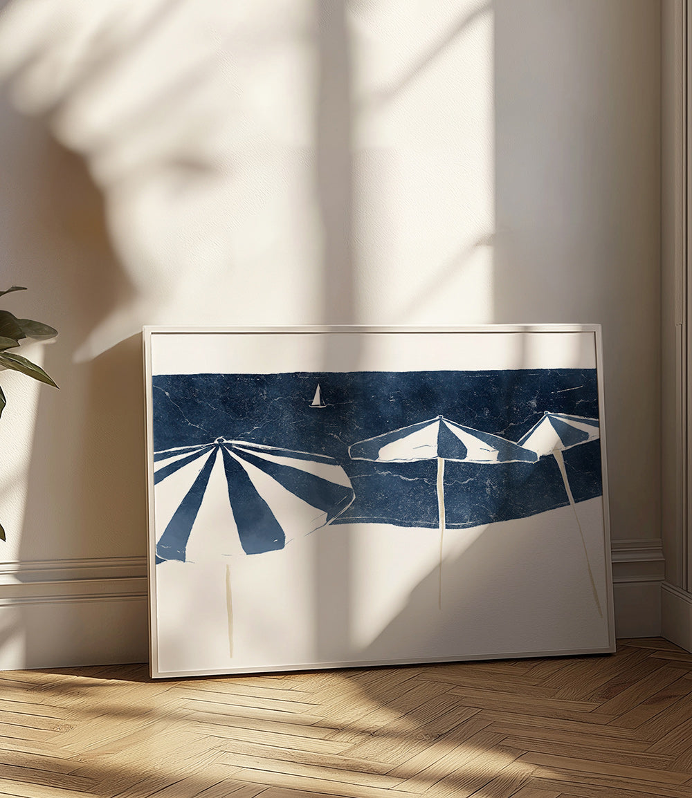 Landskabskunst med minimalistiske strandparasoller – Product3