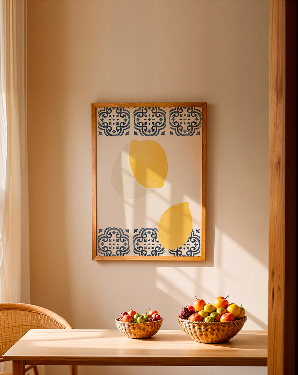 Køkkenkunst med citroner og dekorative fliser – Product2
