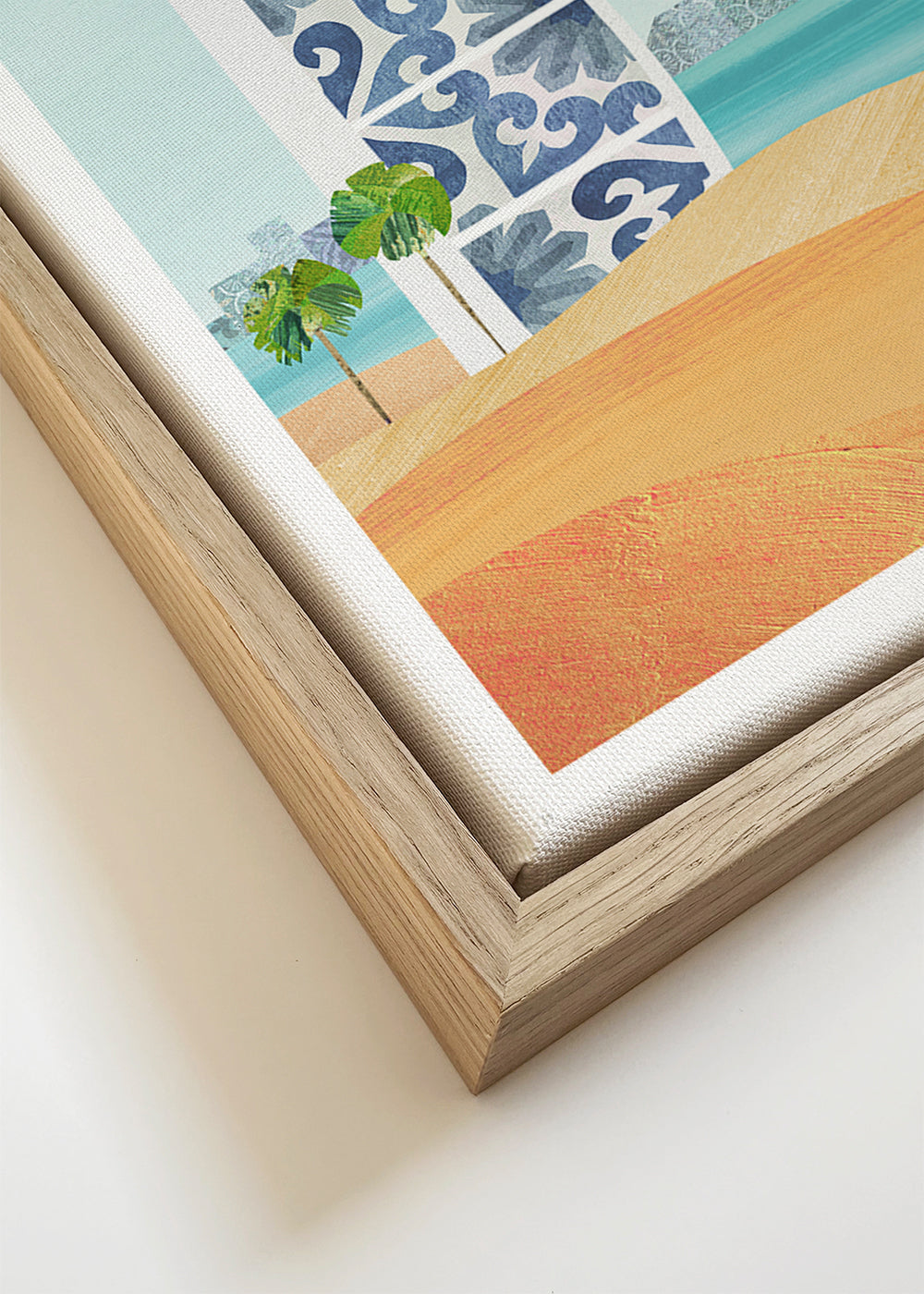Rejseplakat Dubai skyline illustration