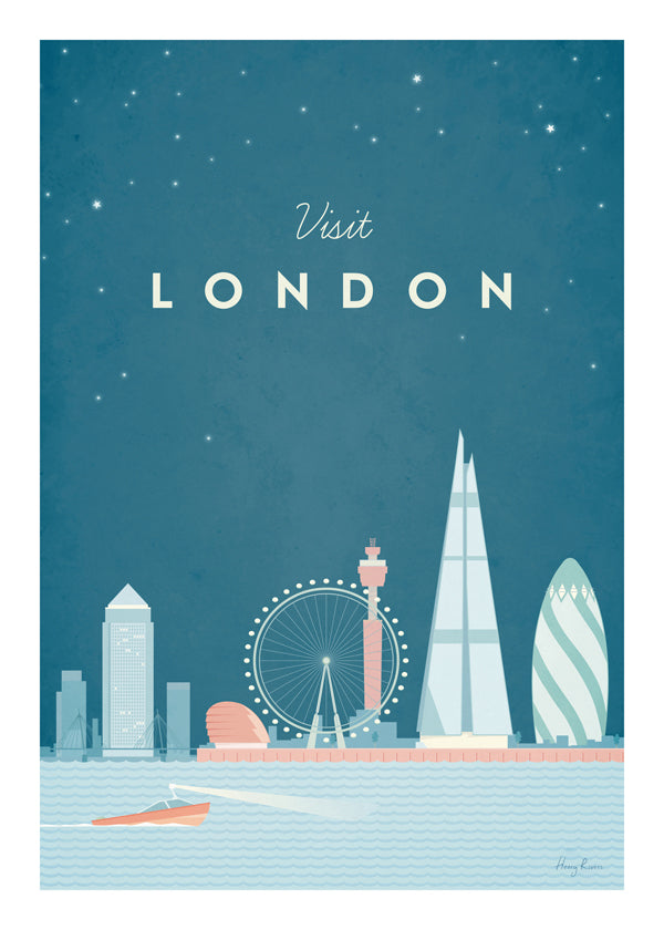 Køkkenkunst: London illustreret skyline
