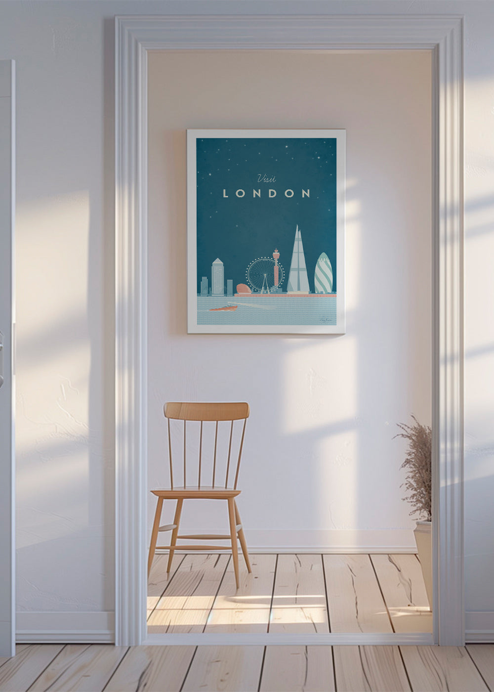 Køkkenkunst: London illustreret skyline