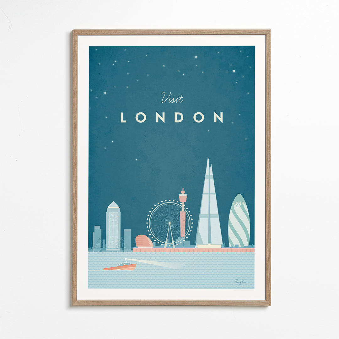 Køkkenkunst: London illustreret skyline