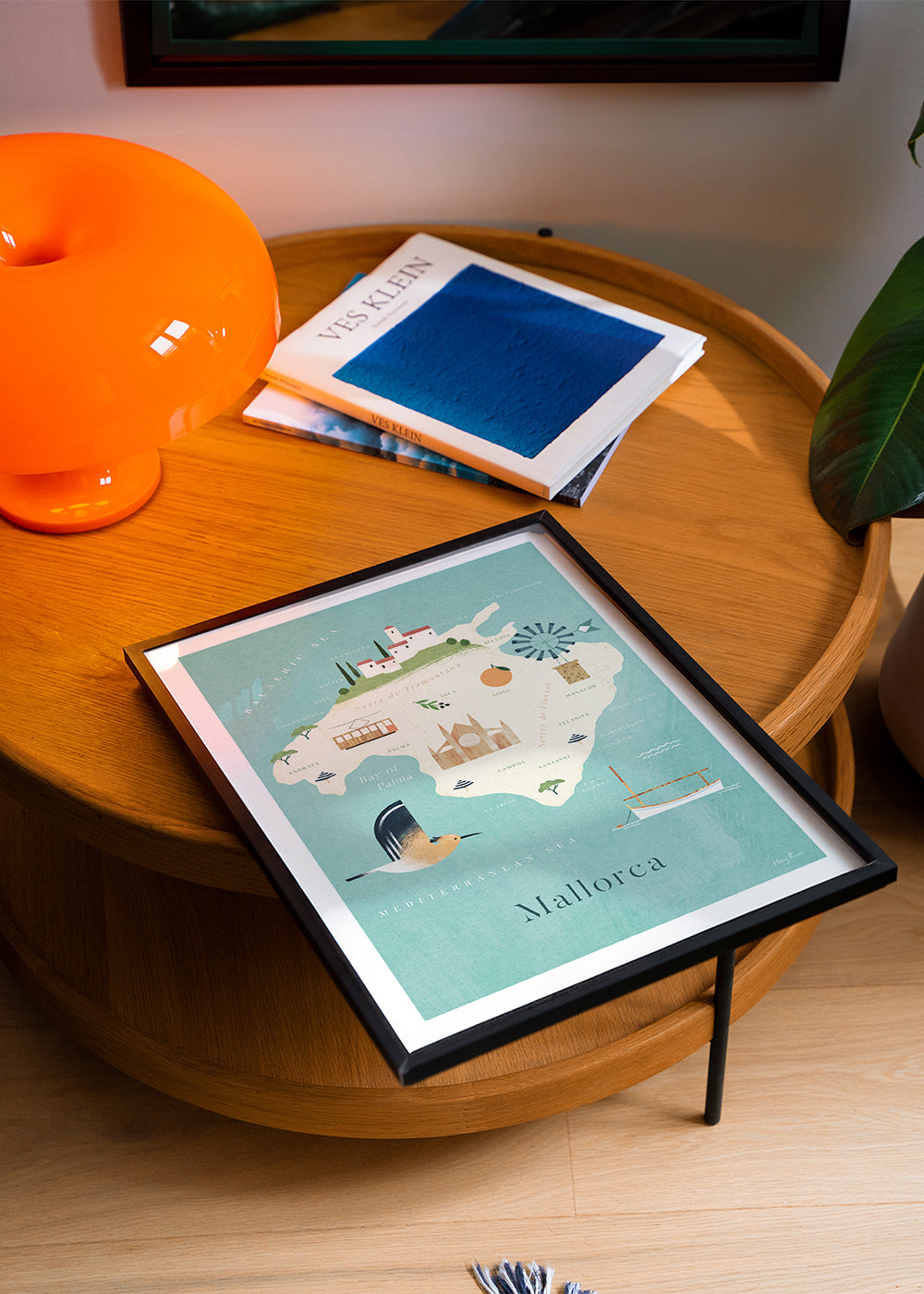 Køkkenkunst Mallorca illustreret kort