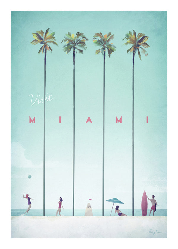 Køkkenkunst Miami med palmer