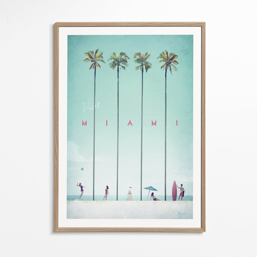 Køkkenkunst Miami med palmer