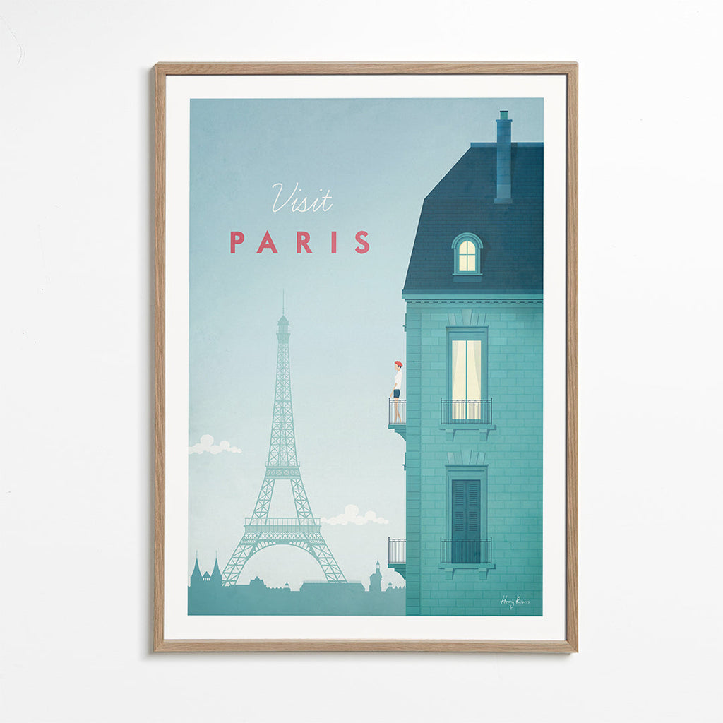Cuadro de ciudades: Paris illustreret med Eiffeltårnet