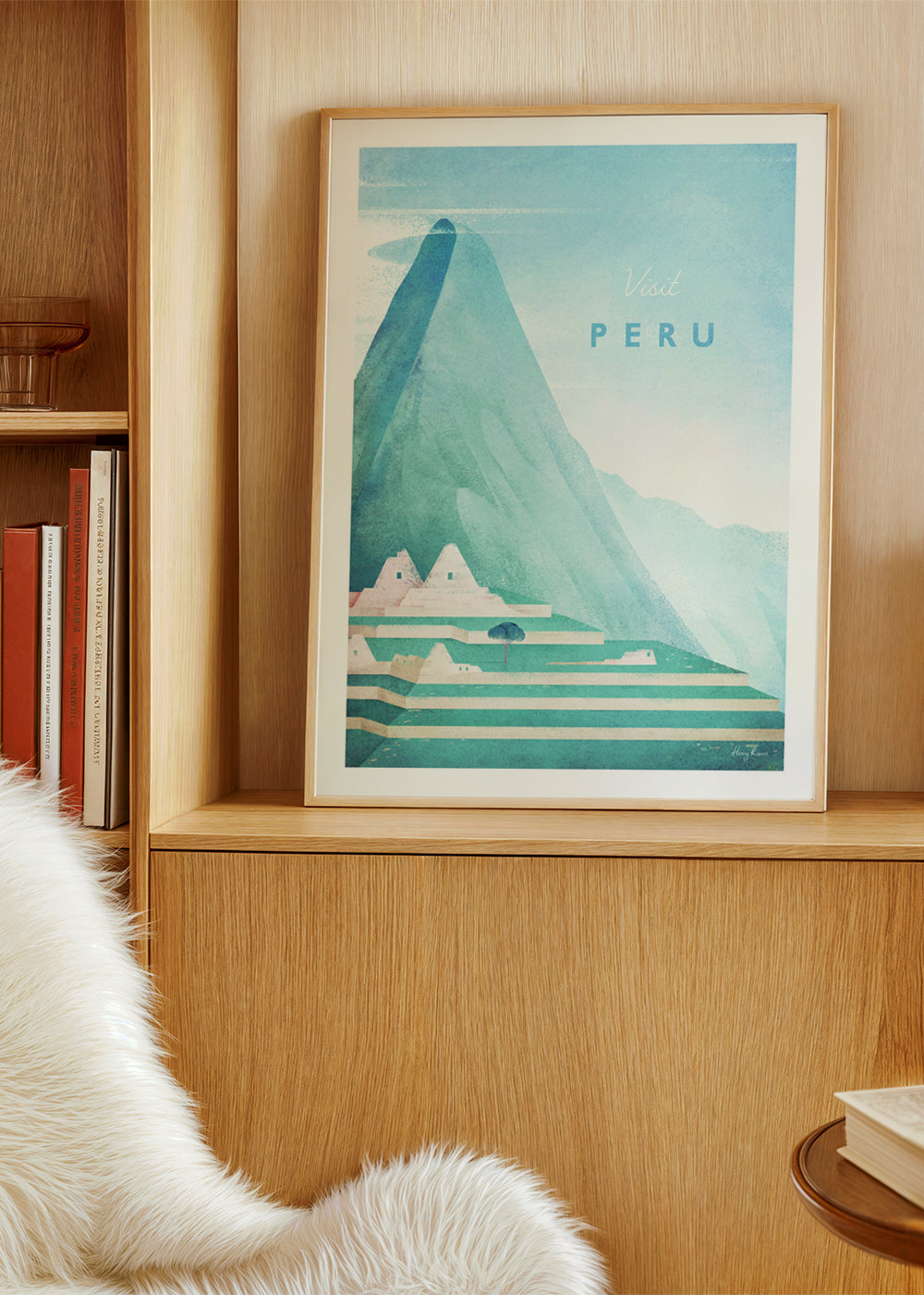 Rejseplakat Visit Peru bjerge og terrasser