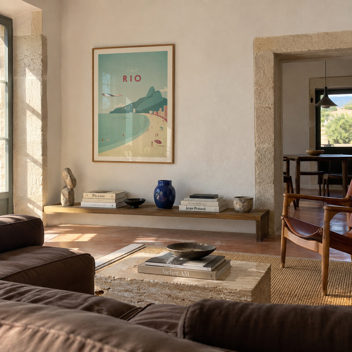 Rio - Framed poster in an interior