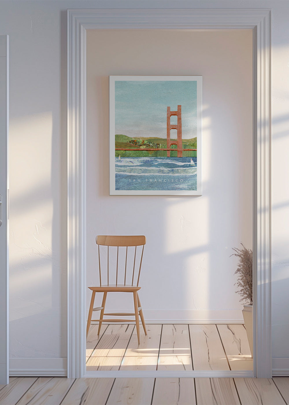 Byplakat San Francisco illustration