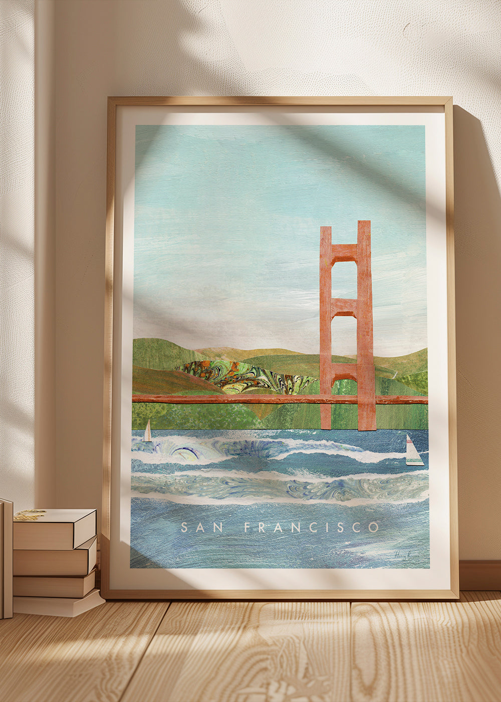 Byplakat San Francisco illustration
