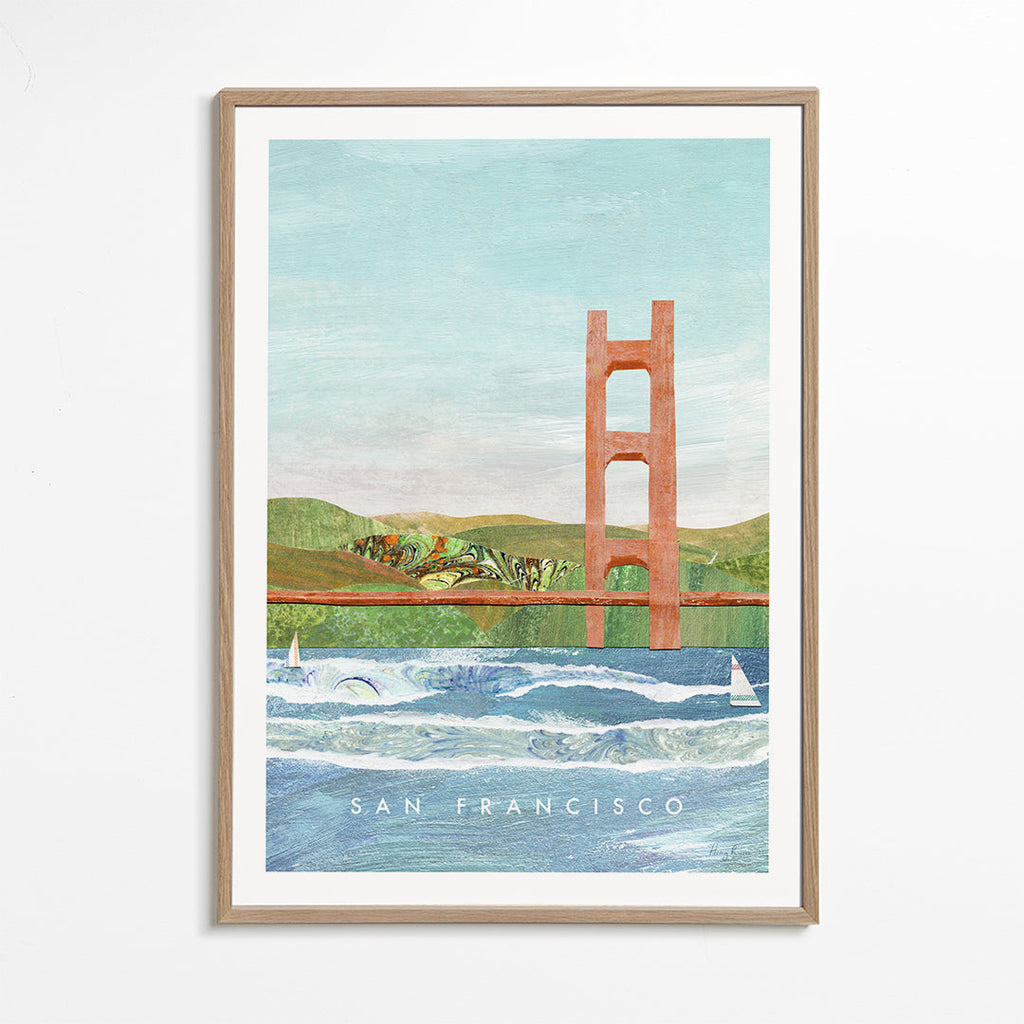 Byplakat San Francisco illustration