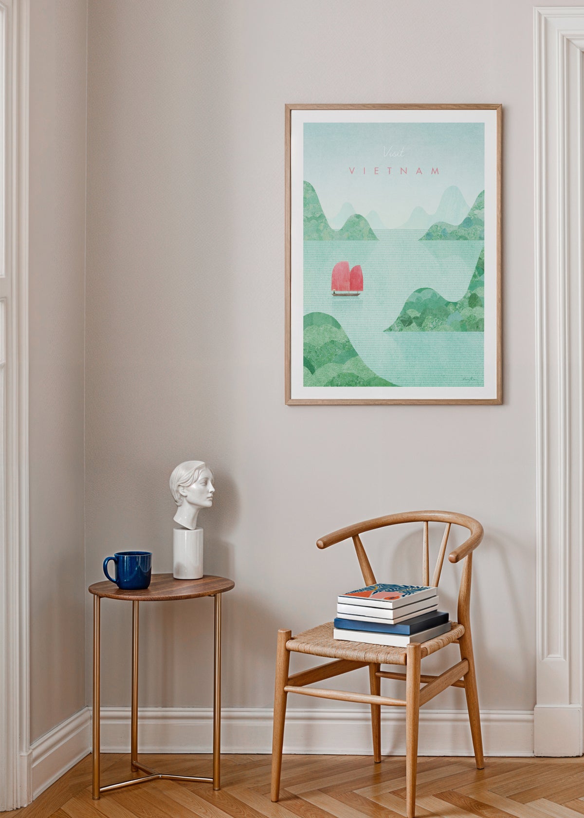 Vietnam - Framed poster in an interior