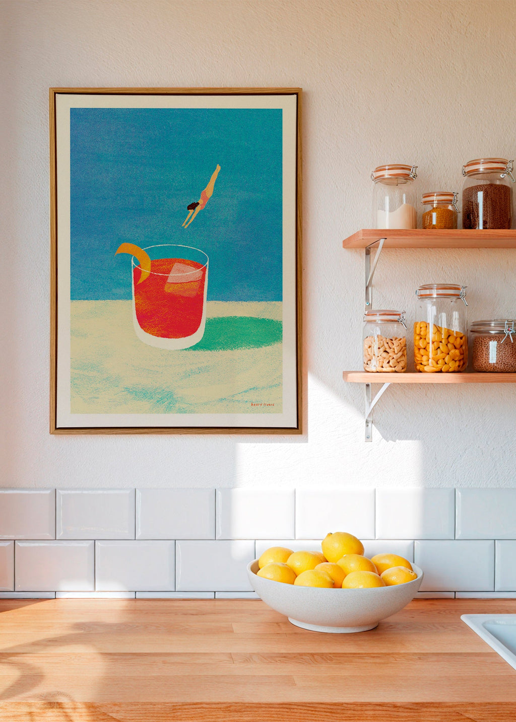 Køkkenkunst Negroni med dykker – Canvas2