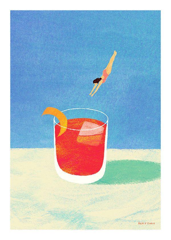Køkkenkunst Negroni med dykker