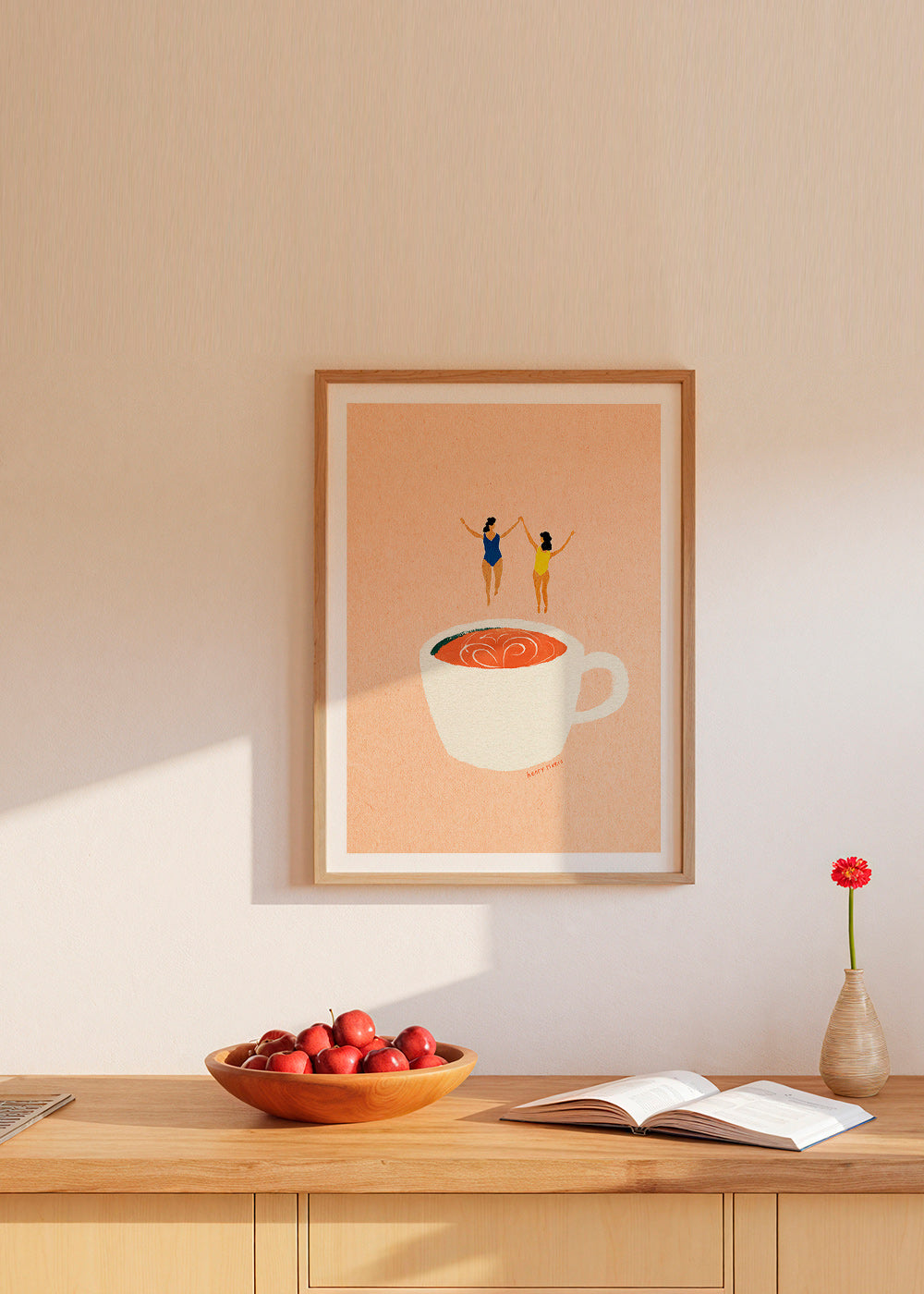 Køkkenkunst med kop og svommere – Product1