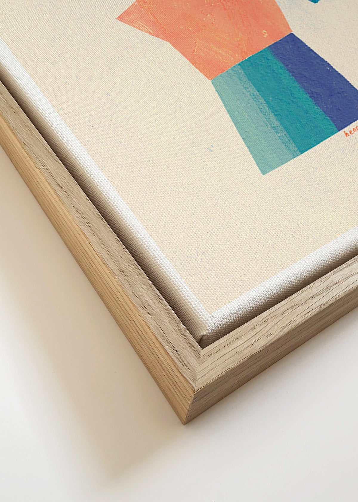 Køkkenkunst med moka og legende silhuet – Canvas detail