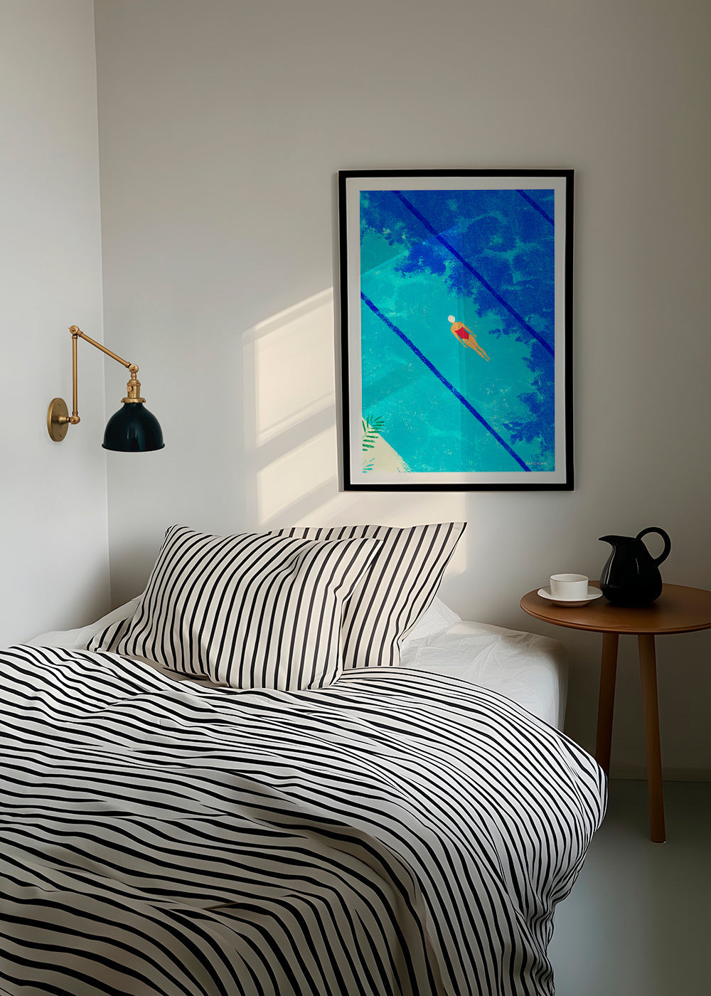 Illustration af svømmer i pool – Product1