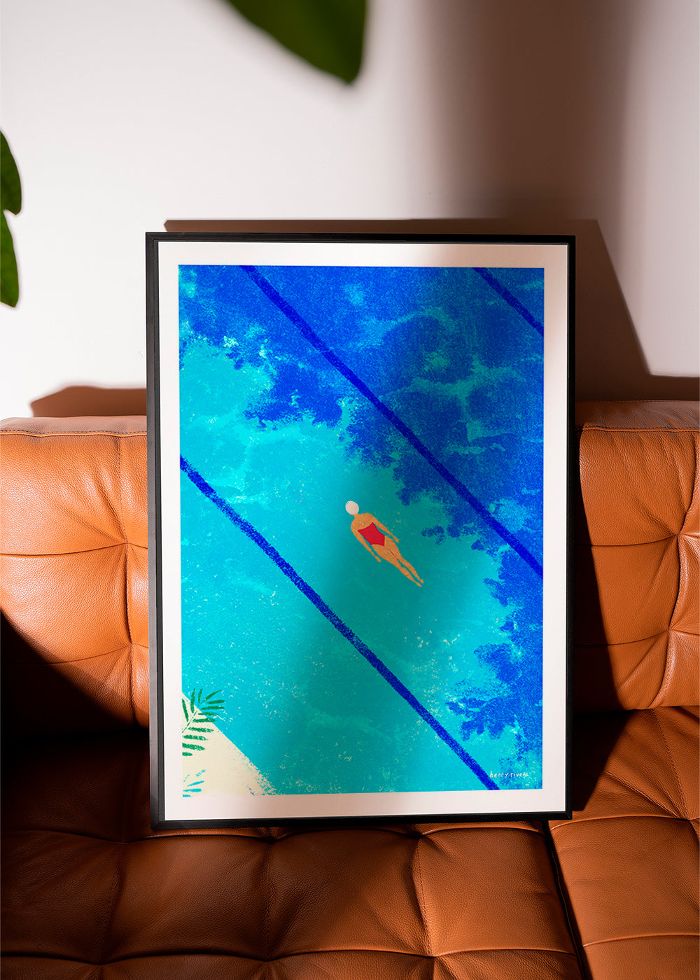 Illustration af svømmer i pool – Product3