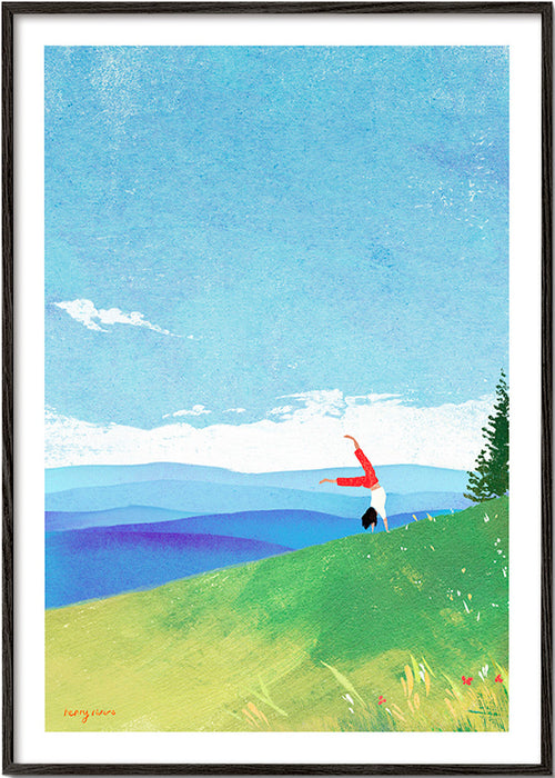Køkkenkunst: håndstand på bakken – Black Frame