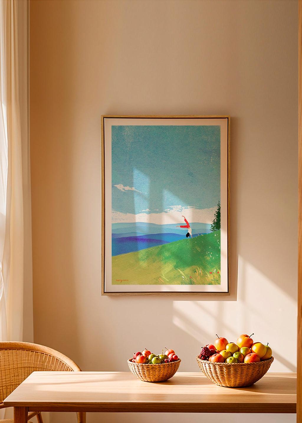 Køkkenkunst: håndstand på bakken – Canvas1