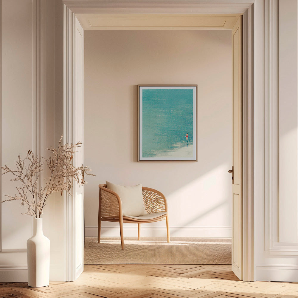 Landskabskunst: bader ved rolig horisont – Canvas1