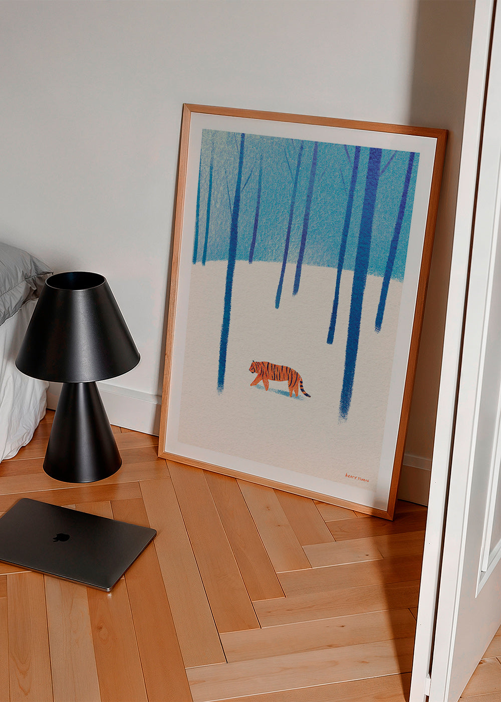 Plakat tiger i sneen – Product3