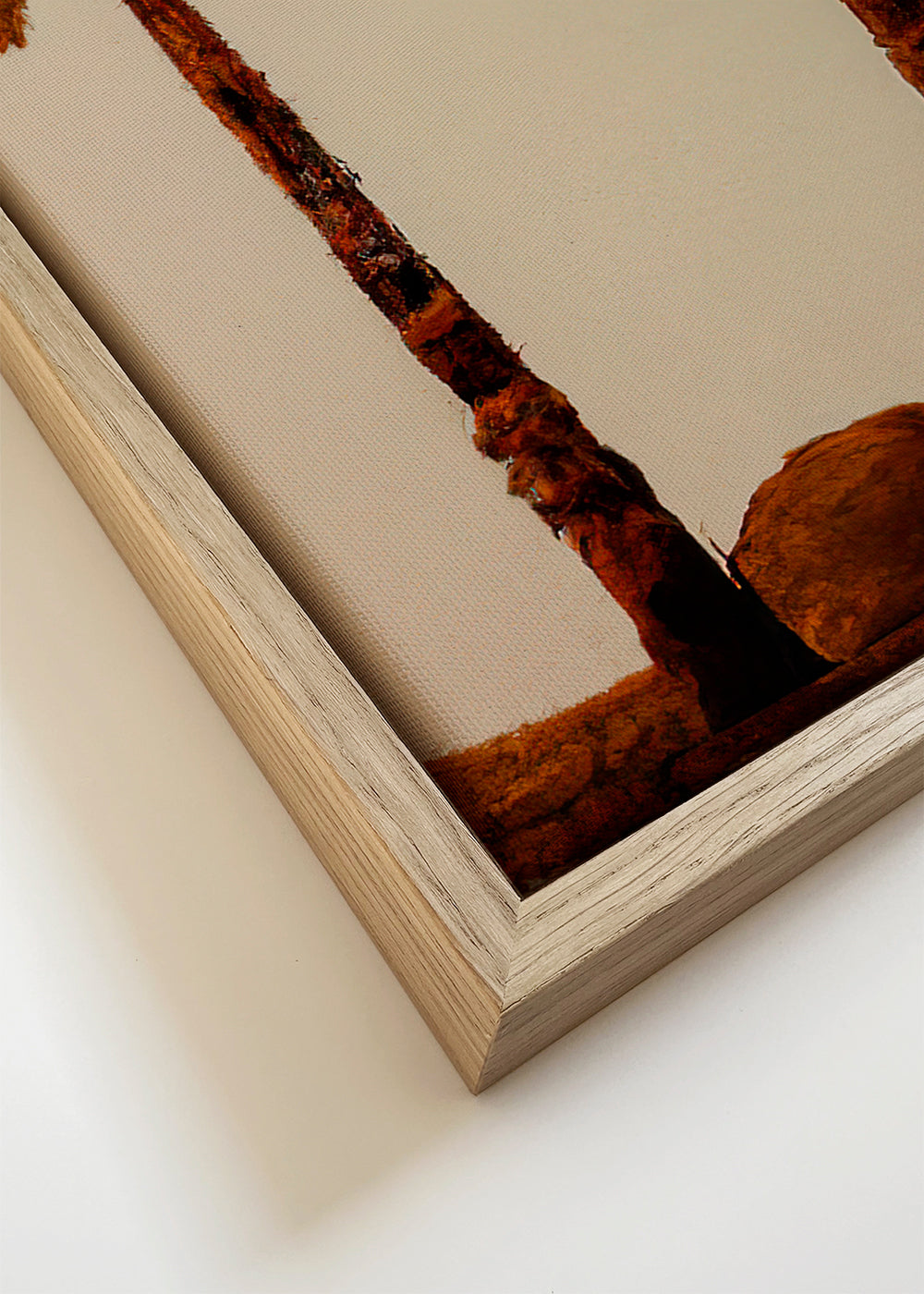 Botanisk plakat: palme-trio