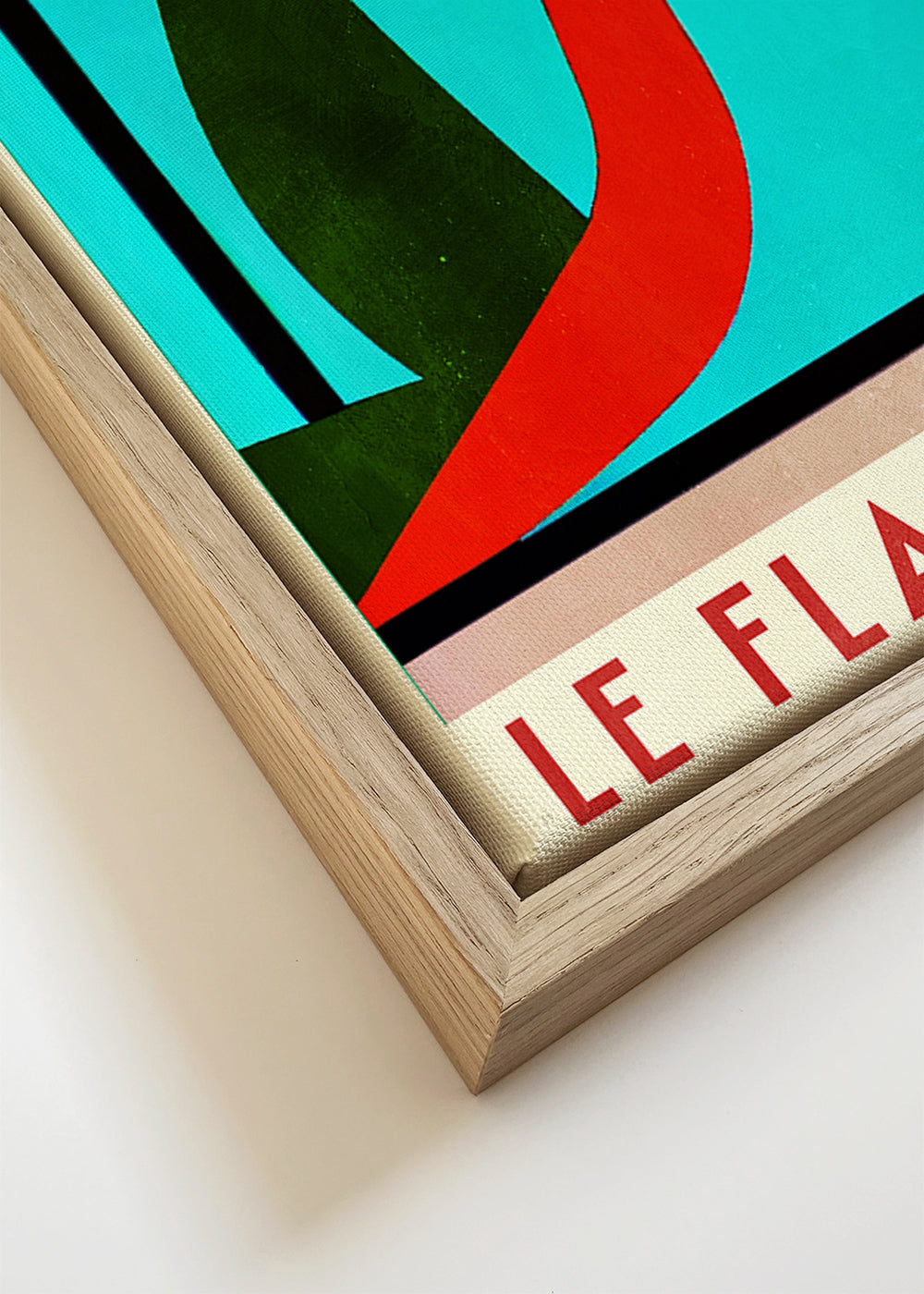 Plakat rosa flamingo grafik
