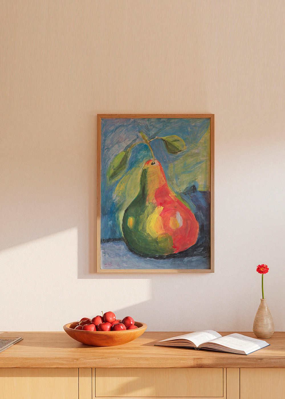 Køkkenkunst med malet pære