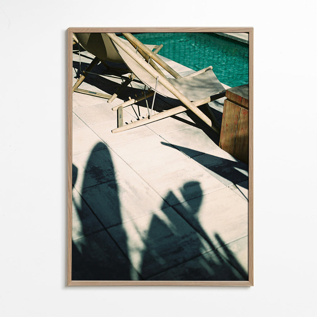 Poolfotografi med skulpturelle skygger
