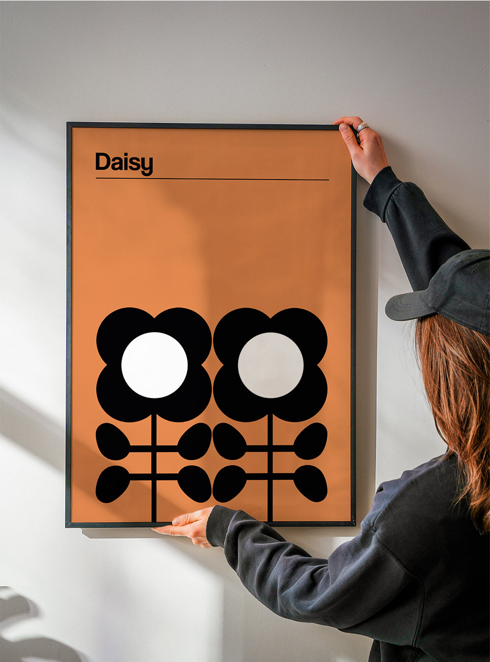 Botanisk plakat Daisy minimalist