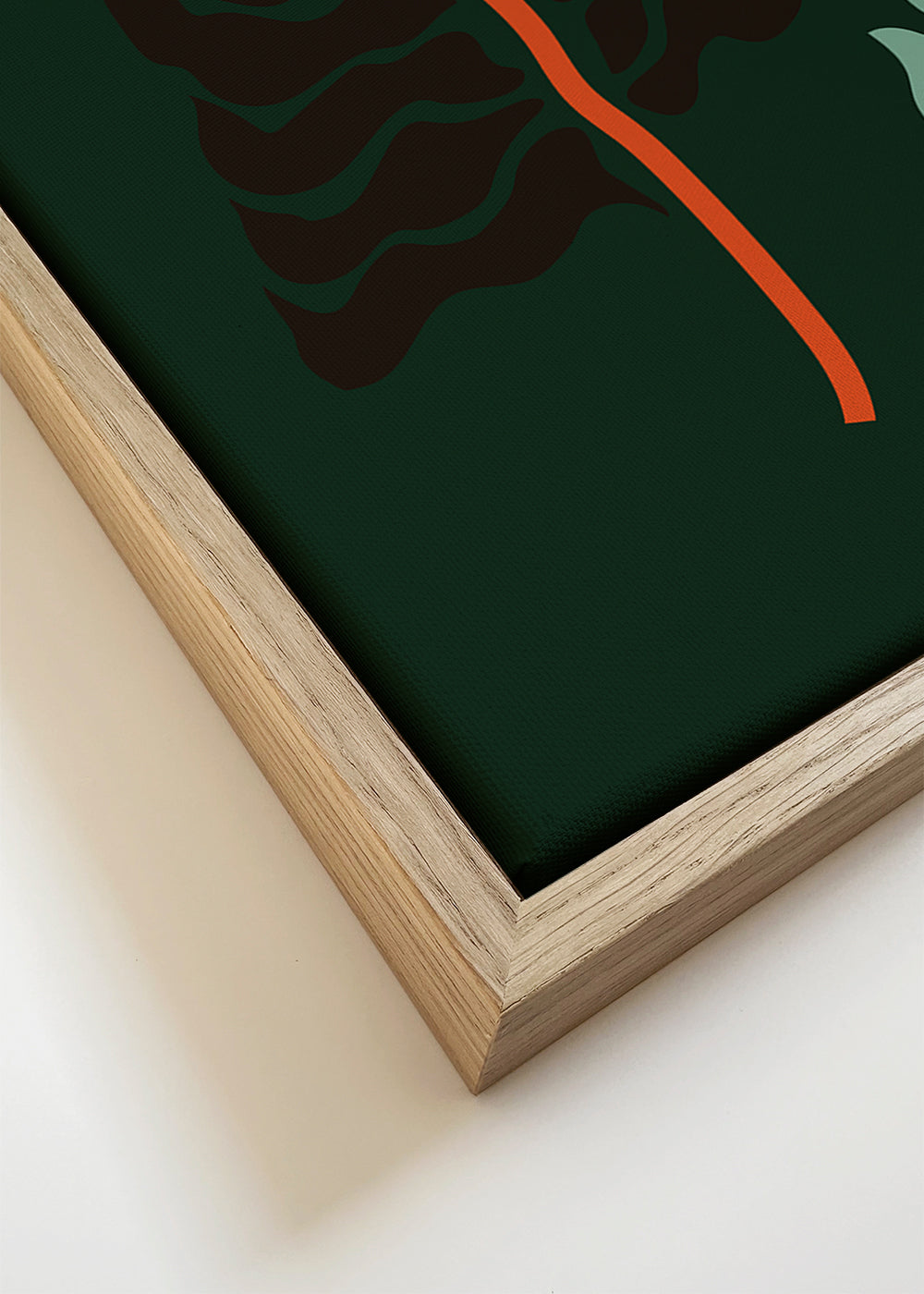 Botanisk plakat: retro blomsterillustration