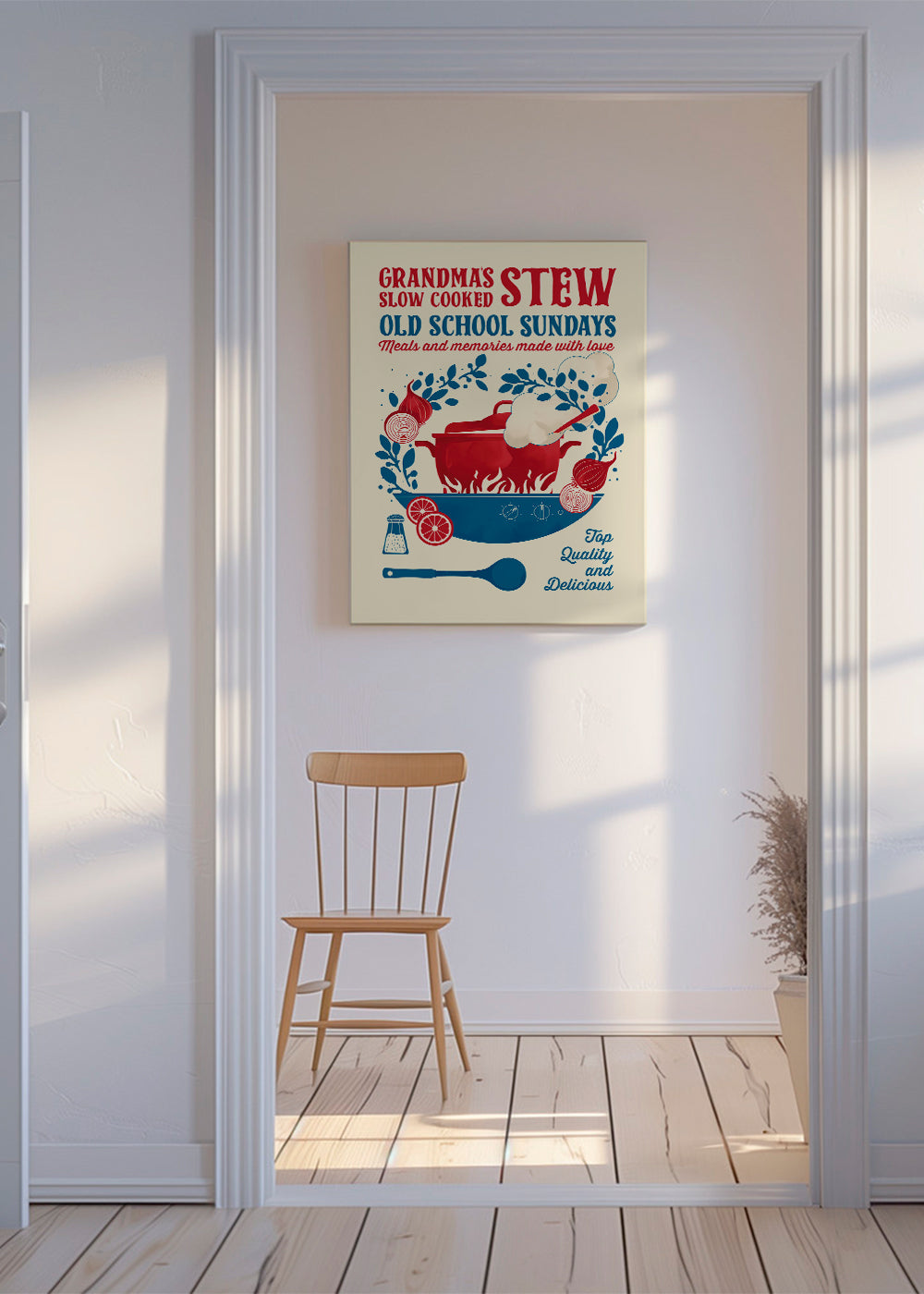Køkkenkunst med retro gryde