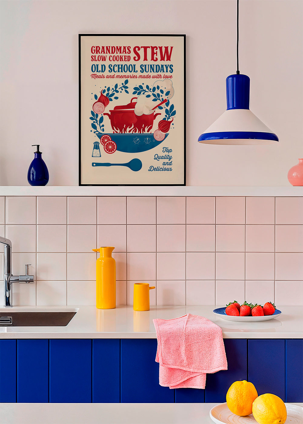 Køkkenkunst med retro gryde