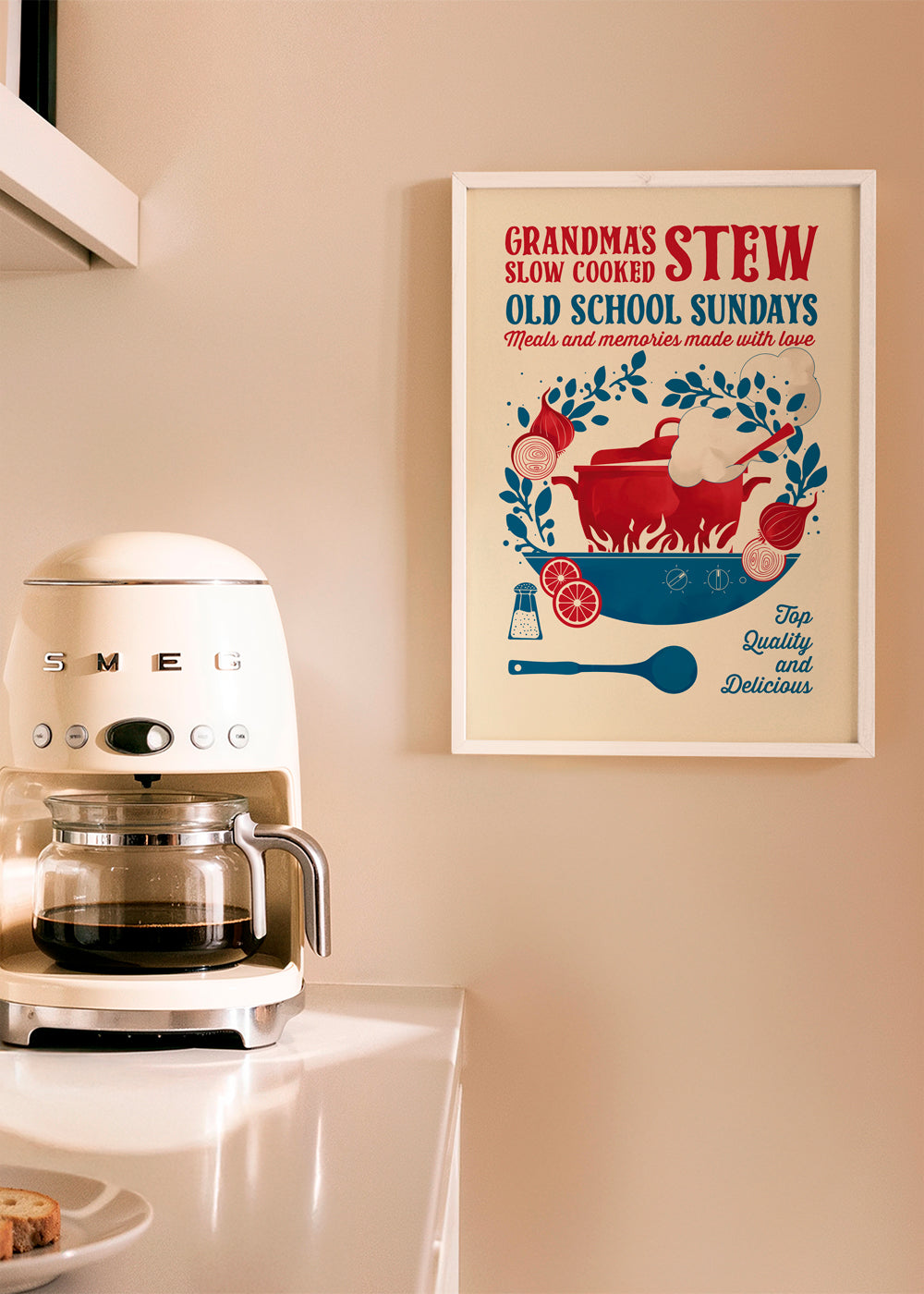 Køkkenkunst med retro gryde