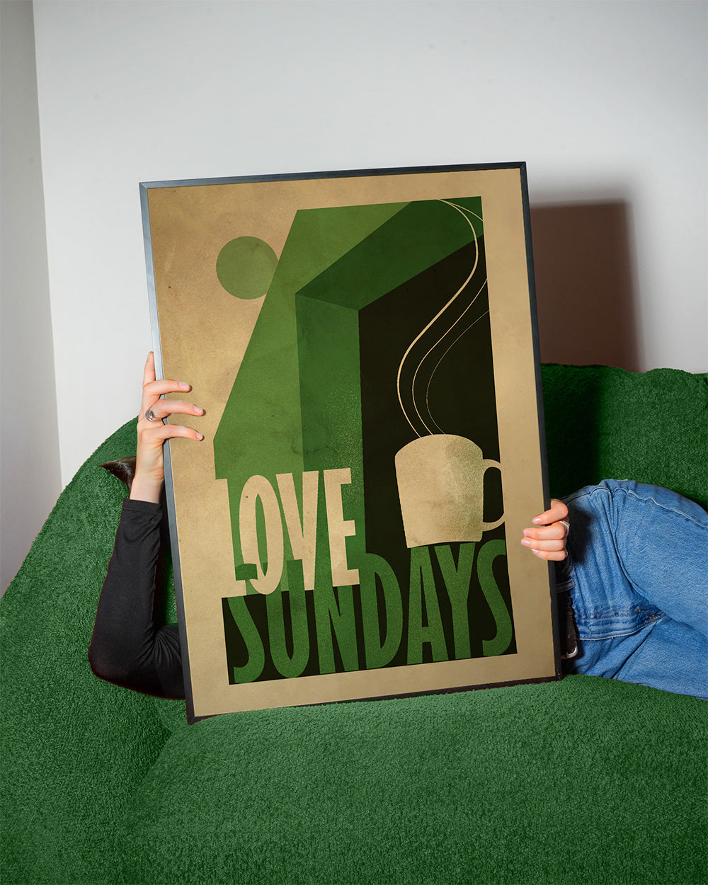 Køkkenkunst Love Sundays med dampende kop