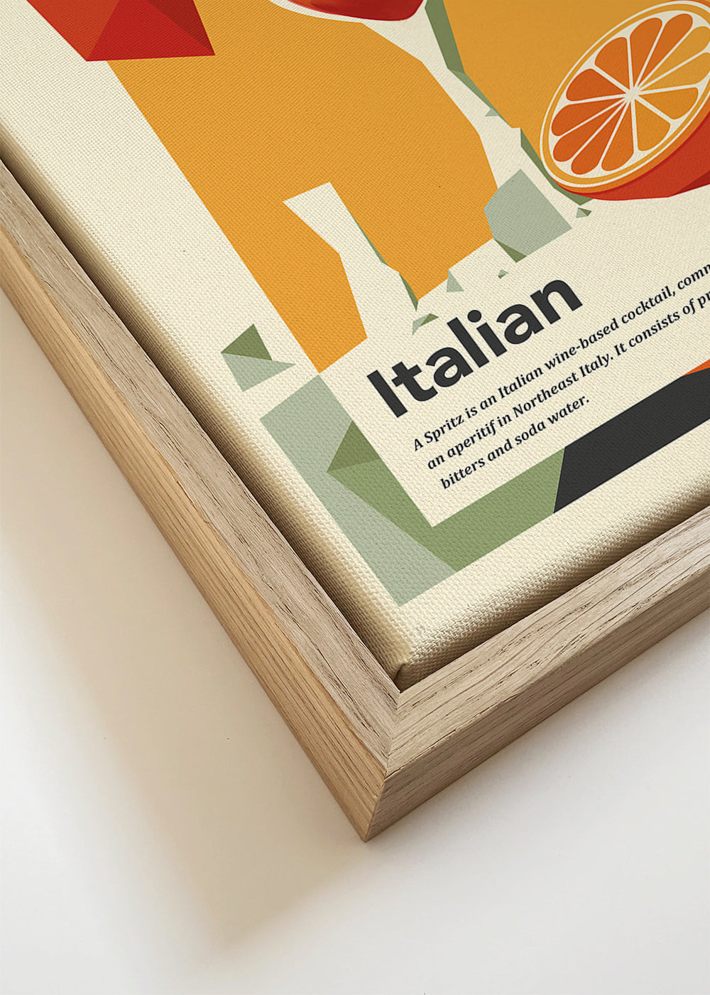 Køkkenkunst Spritz italiensk vintage plakat