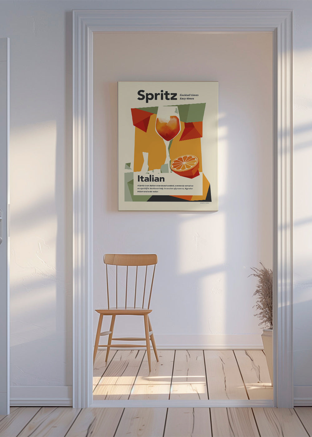Køkkenkunst Spritz italiensk vintage plakat